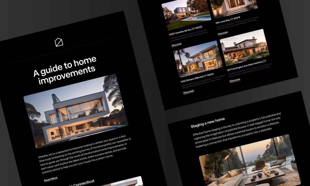 example of real estate newsletter content
