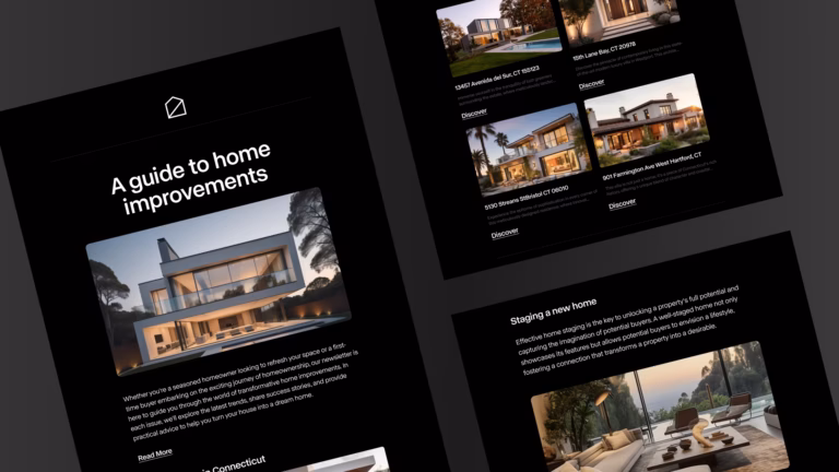 example of real estate newsletter content