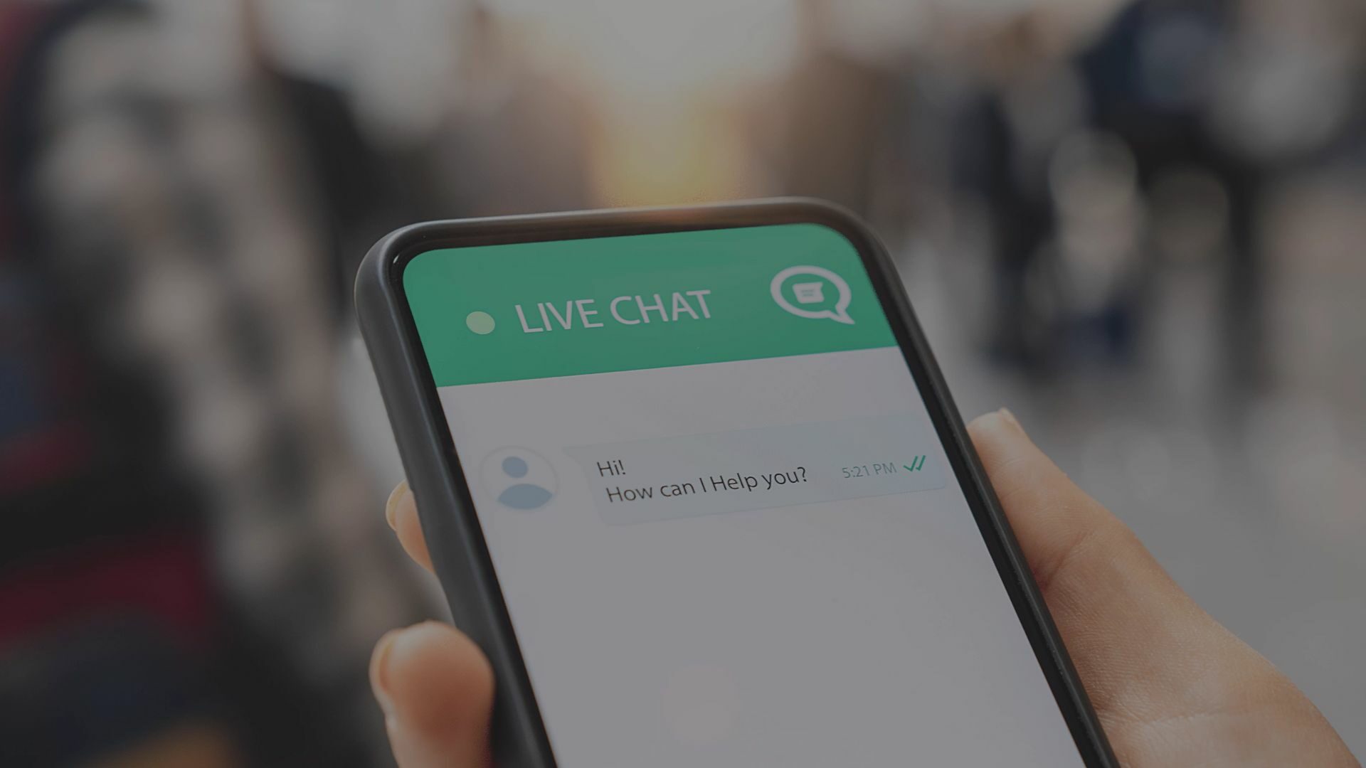 A customer using a chatbot from a real estate website.