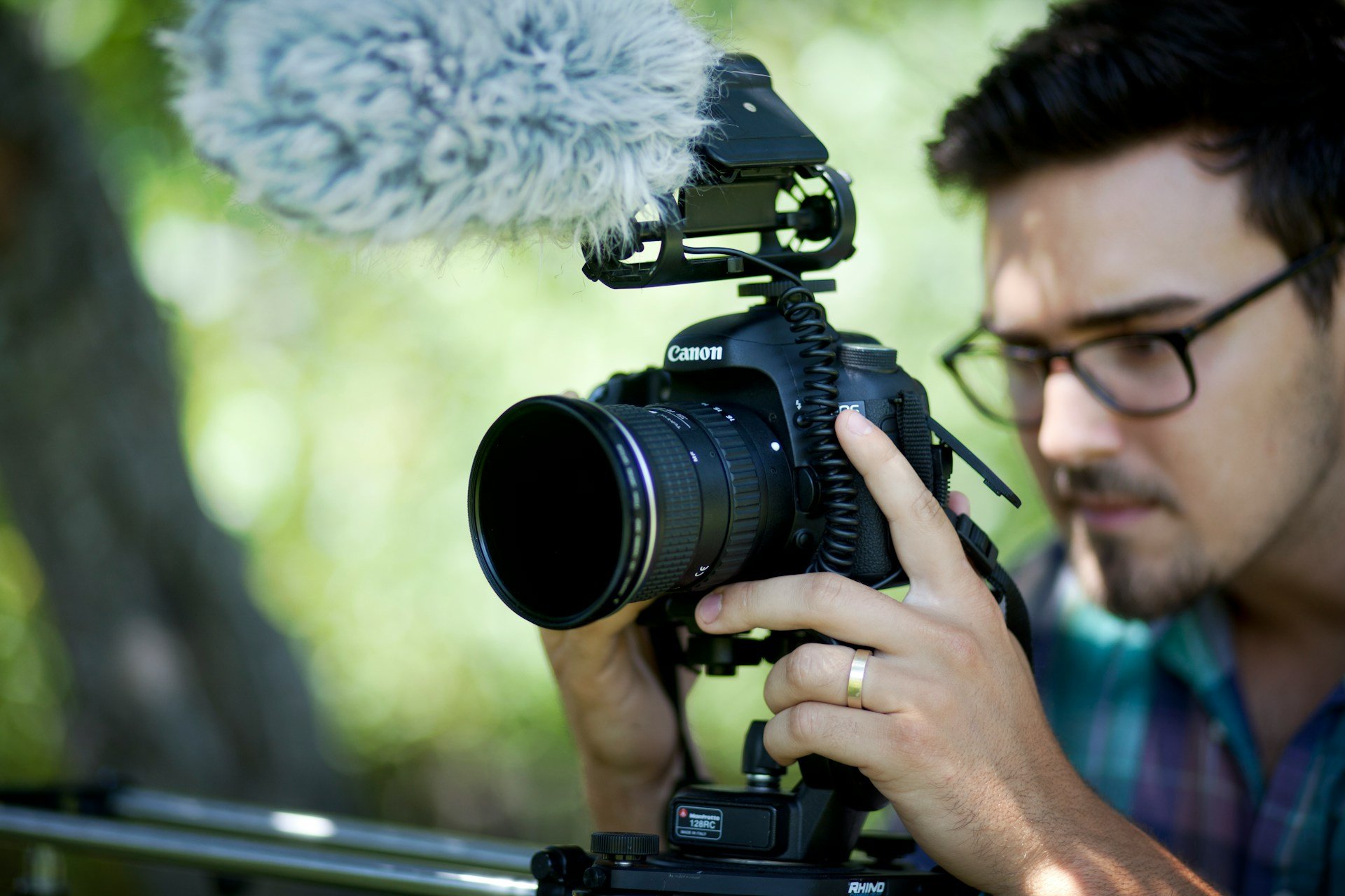 Real Estate Agent with camera
