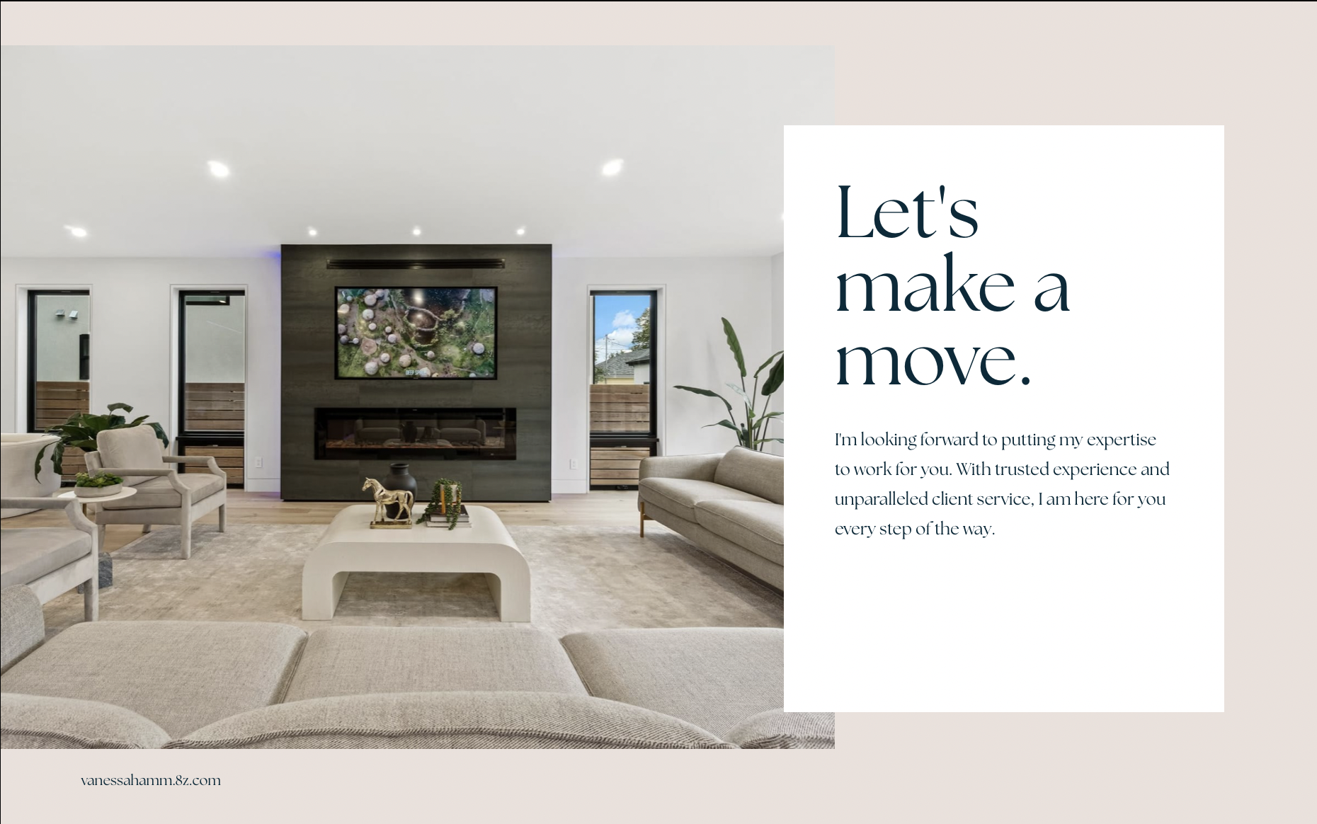 Closing slide from a real estate comparative market analysis inviting a prospect to become a client.