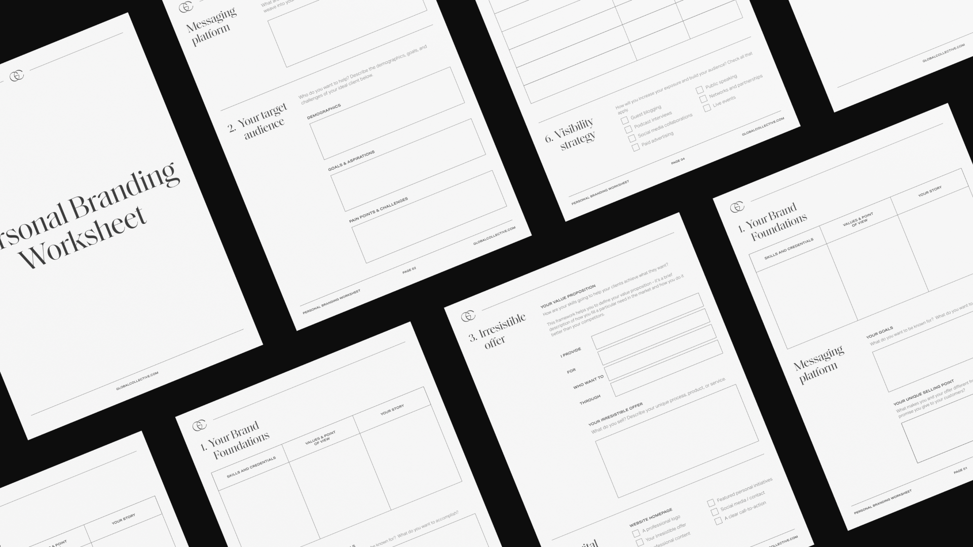 branding worksheet example