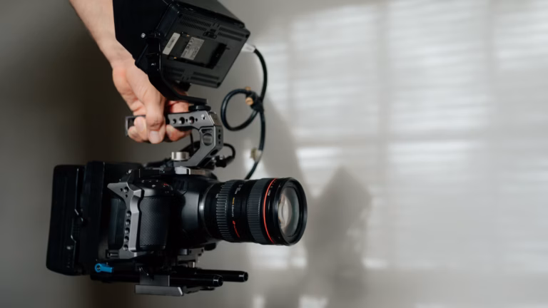 Image of video camera equipment for real estate video marketing