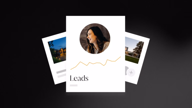 graphic symbolizing real estate lead generation