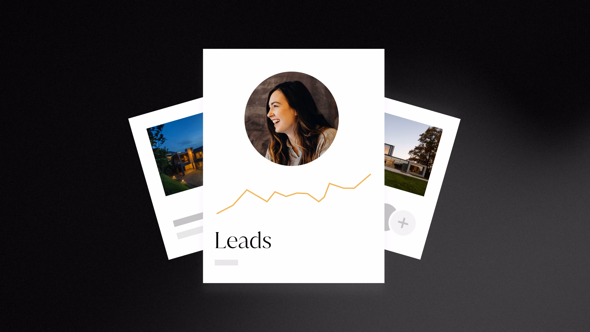 graphic symbolizing real estate lead generation