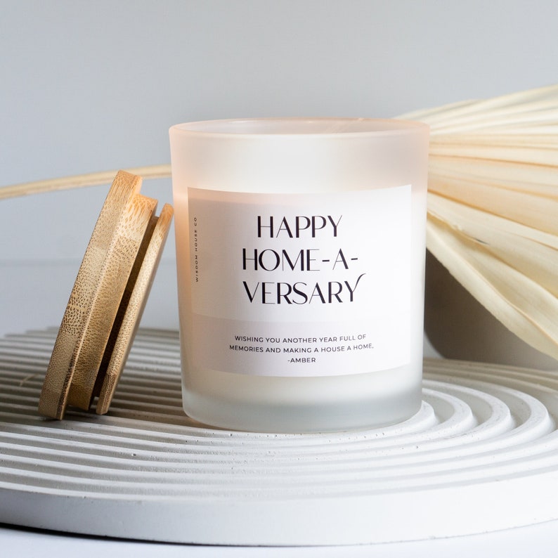 personalized candle for real estate pop by ideas blog