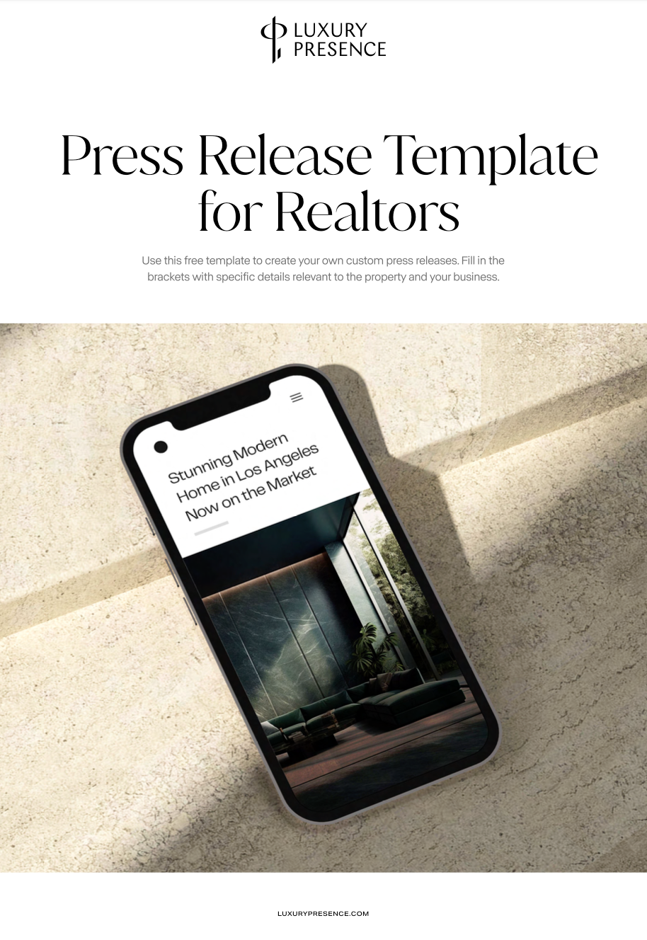 press release template