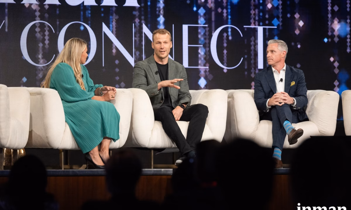 Luxury Presesnce CEO malte kramer speaks on a inman 2024 panel with President of Affiliate Strategy at Christie’s International Real Estate Kevin Van Eck