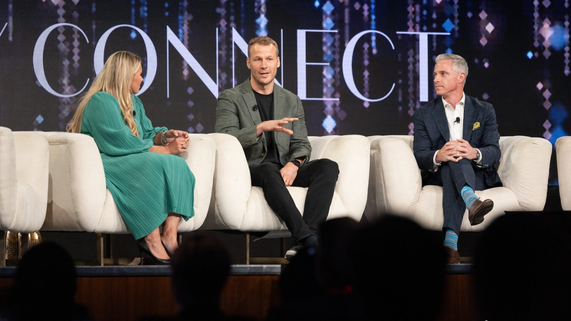 Luxury Presesnce CEO malte kramer speaks on a inman 2024 panel with President of Affiliate Strategy at Christie’s International Real Estate Kevin Van Eck