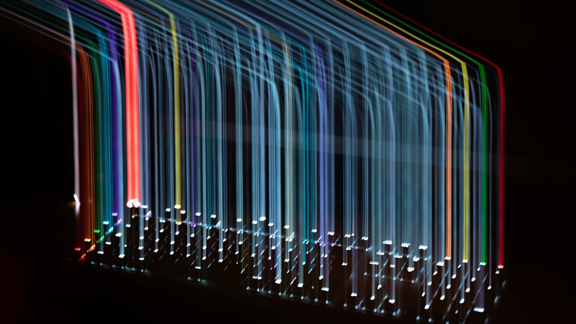 beams of light seem to choot out of a keyboard illustrating the power of predictive analytics real estate