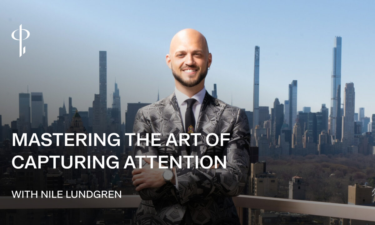 Nile Lundgren, leading real estate expert, captured in a polished, confident pose
