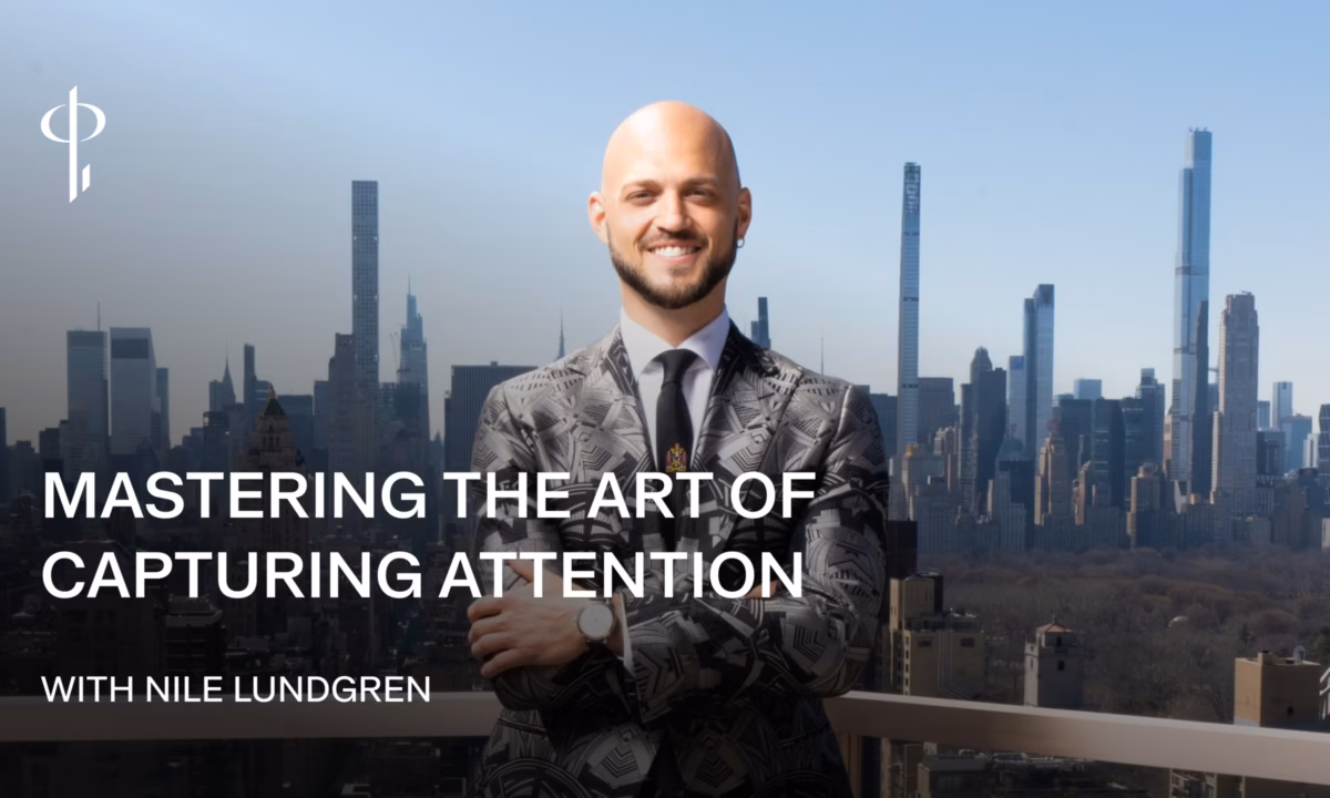 Nile Lundgren, leading real estate expert, captured in a polished, confident pose