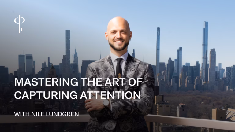 Nile Lundgren, leading real estate expert, captured in a polished, confident pose