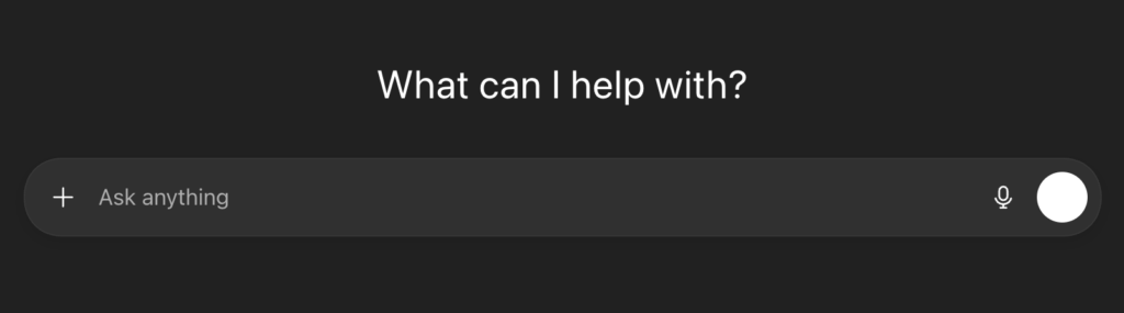 An image the ChatGPT user interface with a field for the real estate agent to enter their question or request