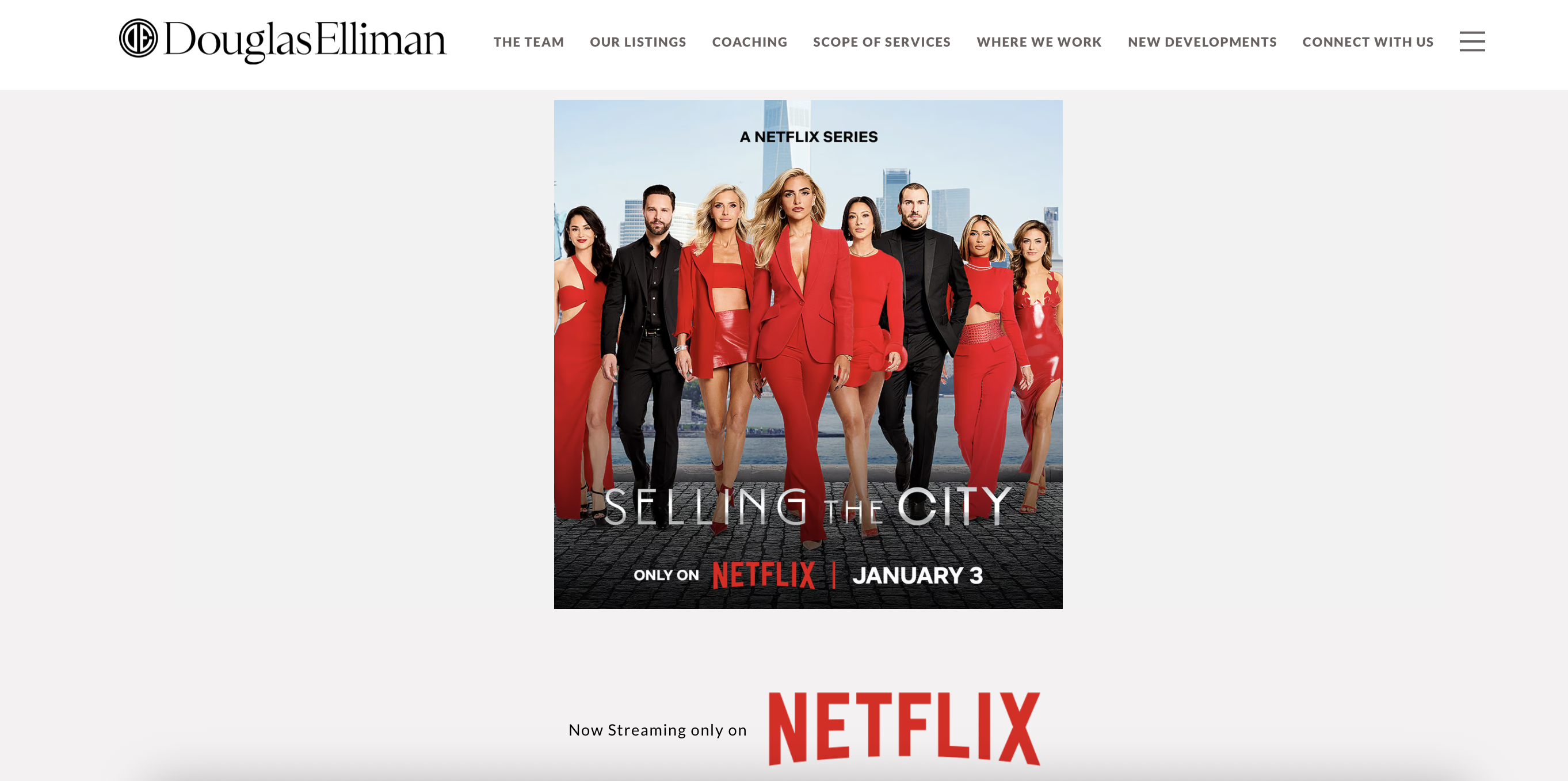 Eleonora Srugo, star of “Selling the City,” has the poster on her website