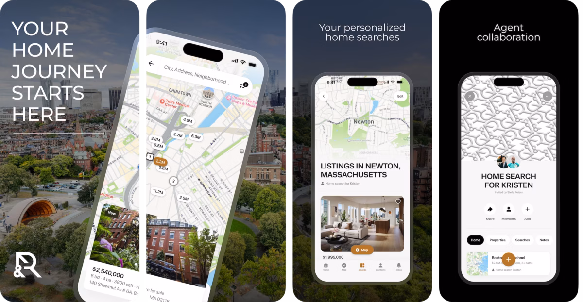 Screenshots of Ricardo Rodriguez's white-label app