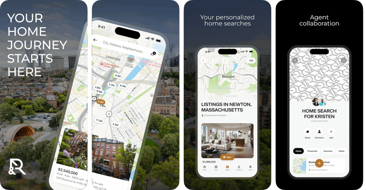 Screenshots of Ricardo Rodriguez's white-label app