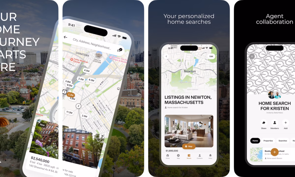 Screenshots of Ricardo Rodriguez's white-label app