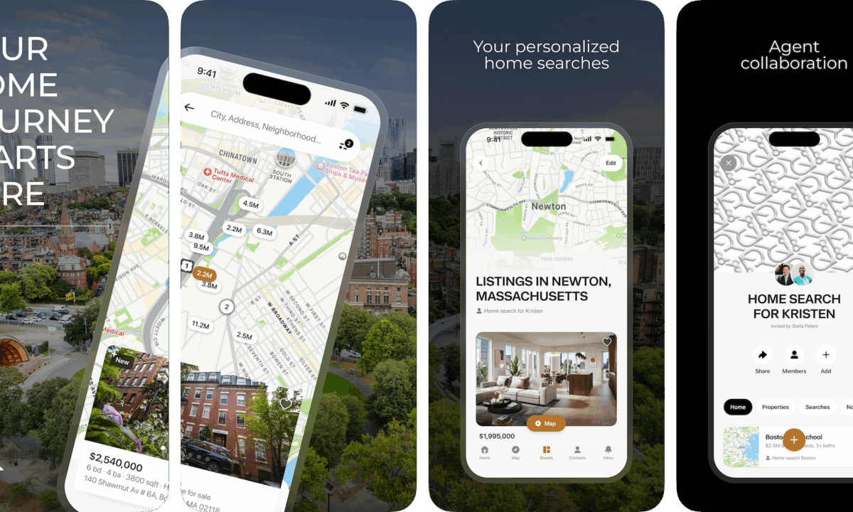 Screenshots of Ricardo Rodriguez's white-label app