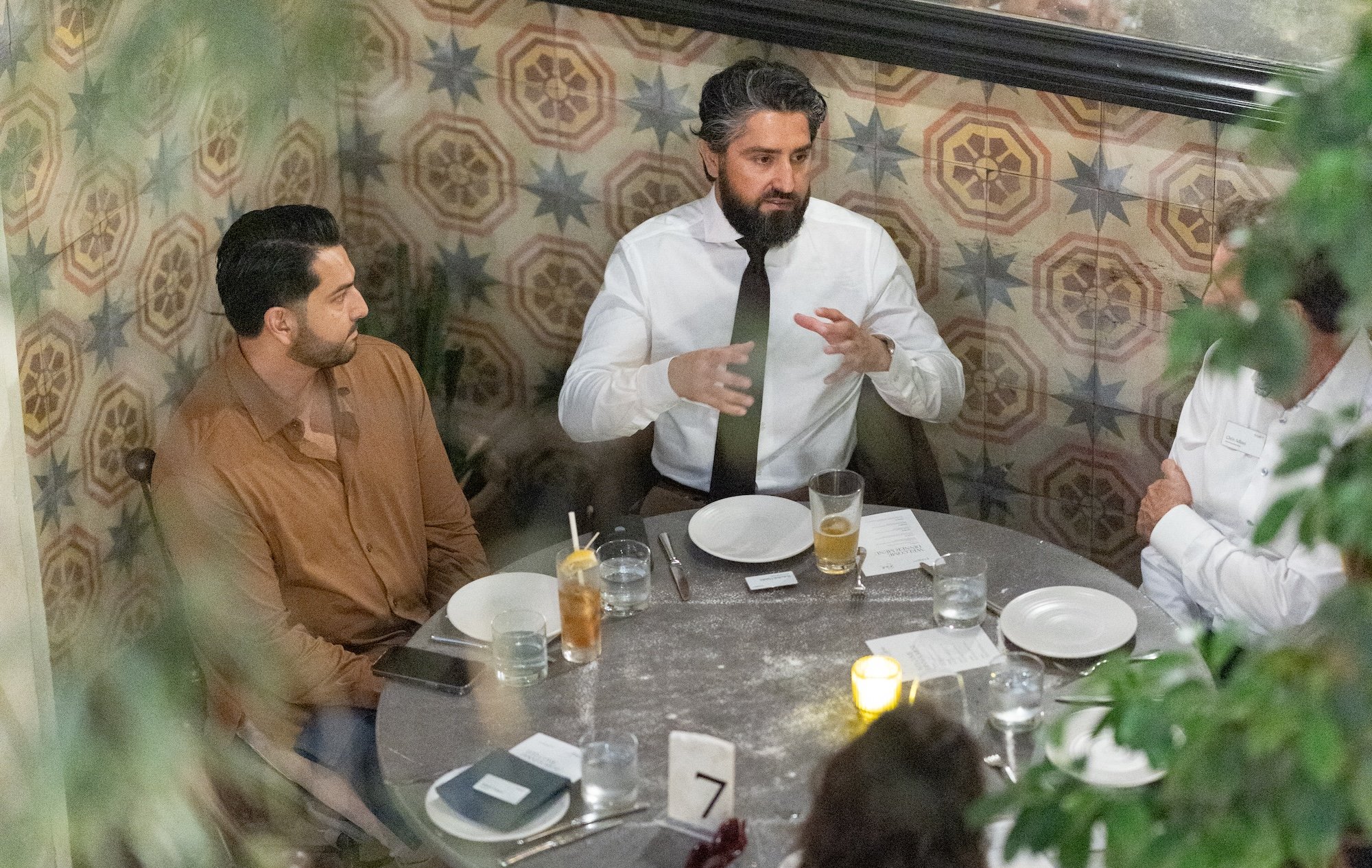 Roh Habibi and others at a dinner prior to The Collective Mastermind 2025