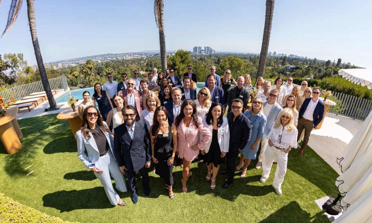 A group shot of attendees at the collective mastermind 2025