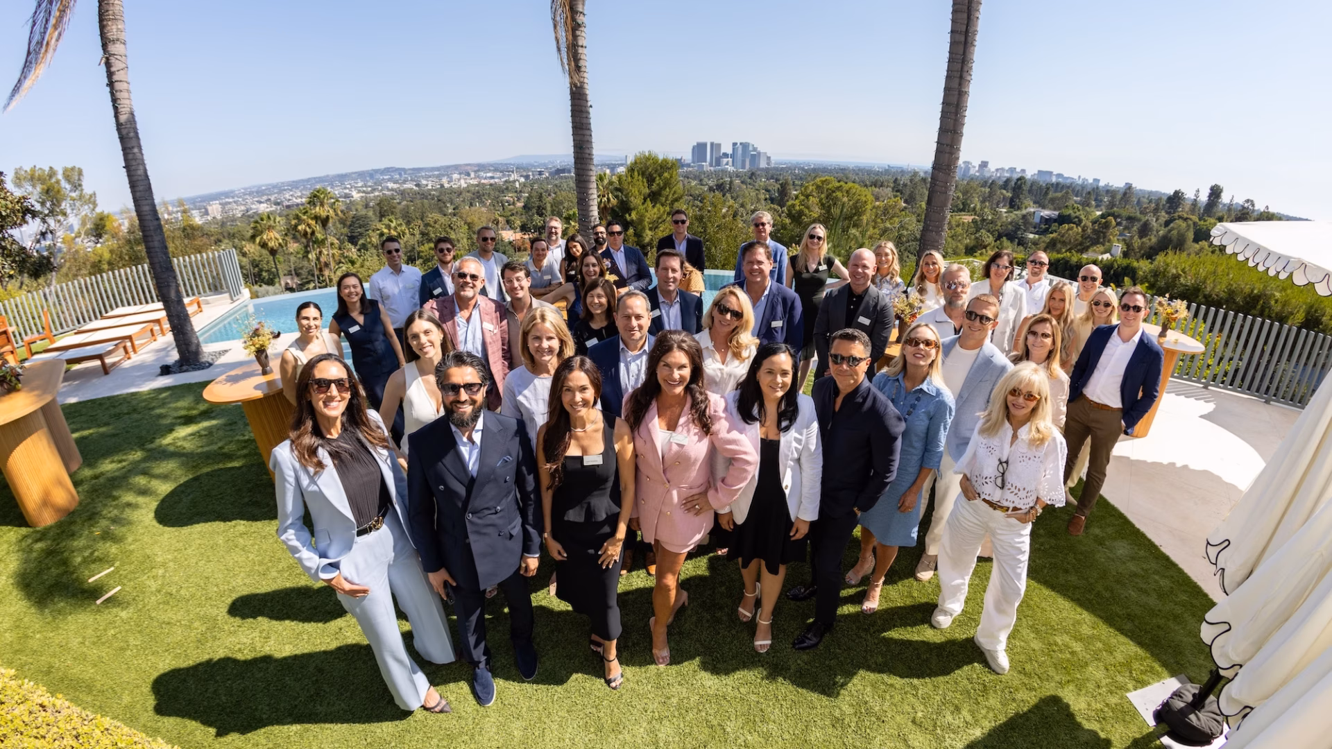 A group shot of attendees at the collective mastermind 2025