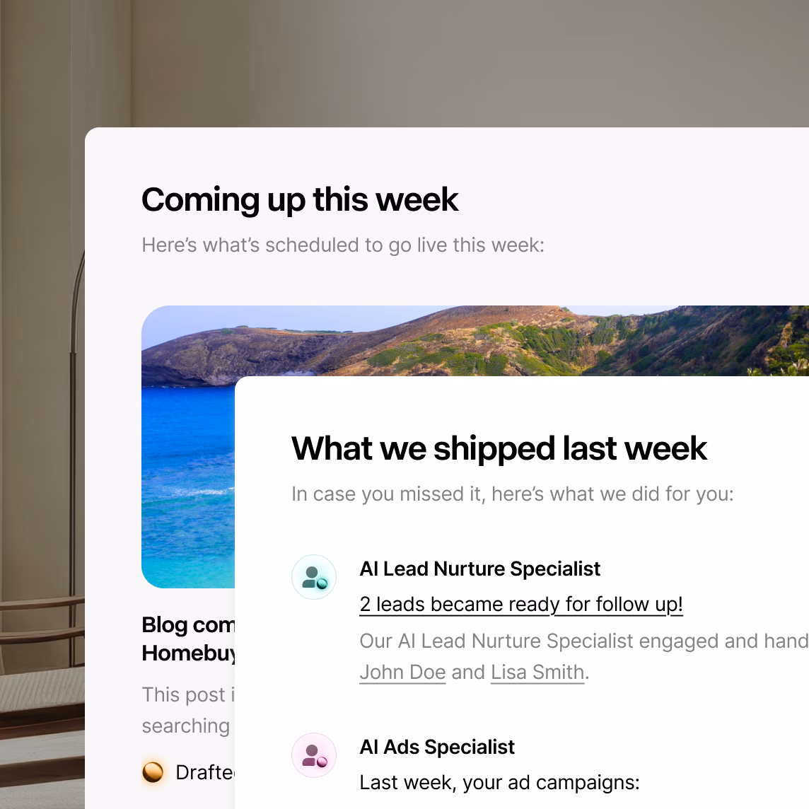 AI for real estate agents includes Luxury Presence's AI marketing specialists